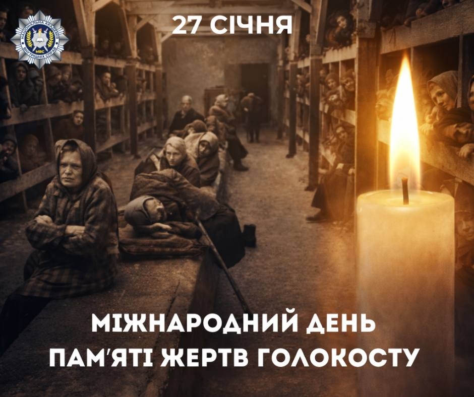 27 січня — Міжнародний день памʼяті жертв Голокосту