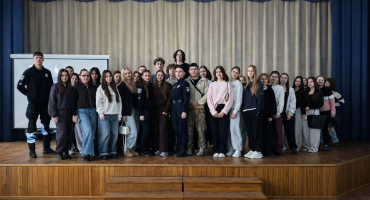 Курсанти НАВС провели профорієнтаційну зустріч зі старшокласниками ліцею імені Левка Лук’яненка