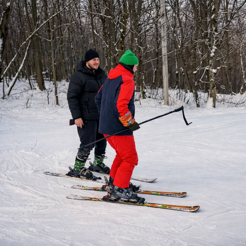 Лижне заняття на Голосіївській гірці для ветеранів: спорт, підтримка і здійснені мрії