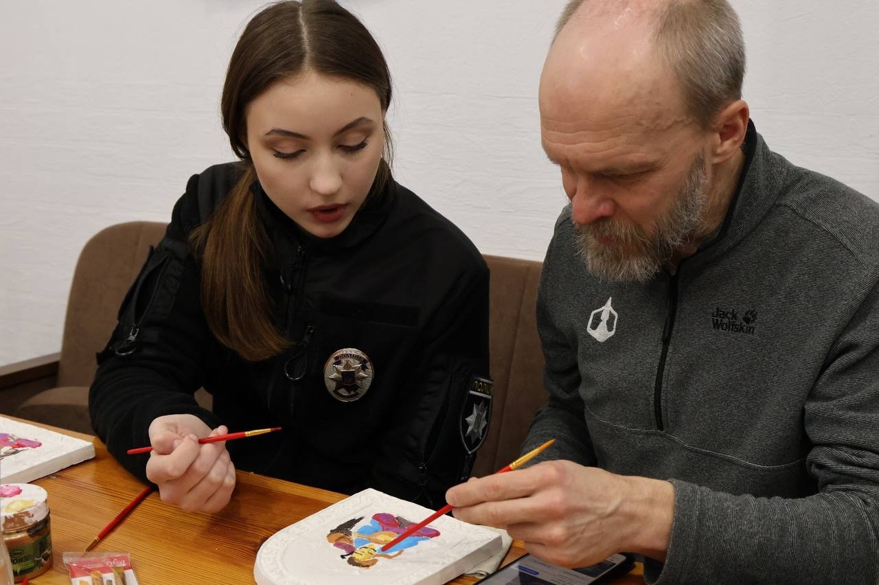 Курсанти НАВС відвідали ветеранів у реабілітаційному центрі МВС