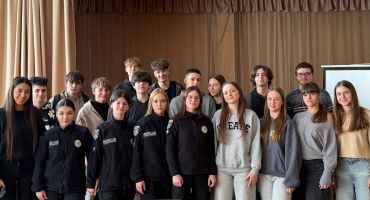 Курсанти НАВС розповідають про професію: профорієнтаційна зустріч зі столичними ліцеїстами