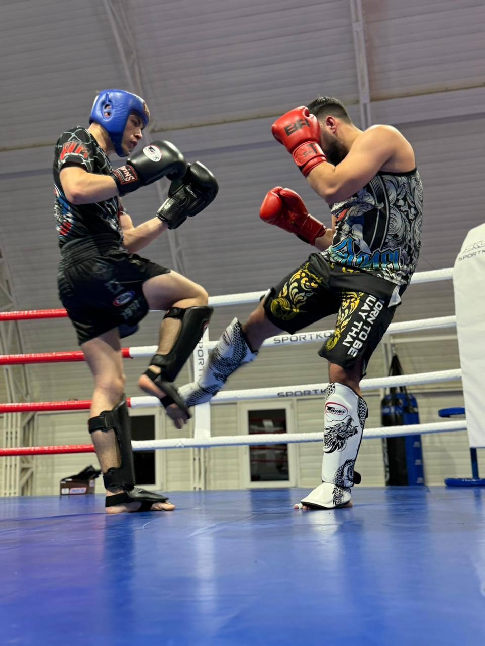 Тренування з тайського боксу за участю ветерана війни-1