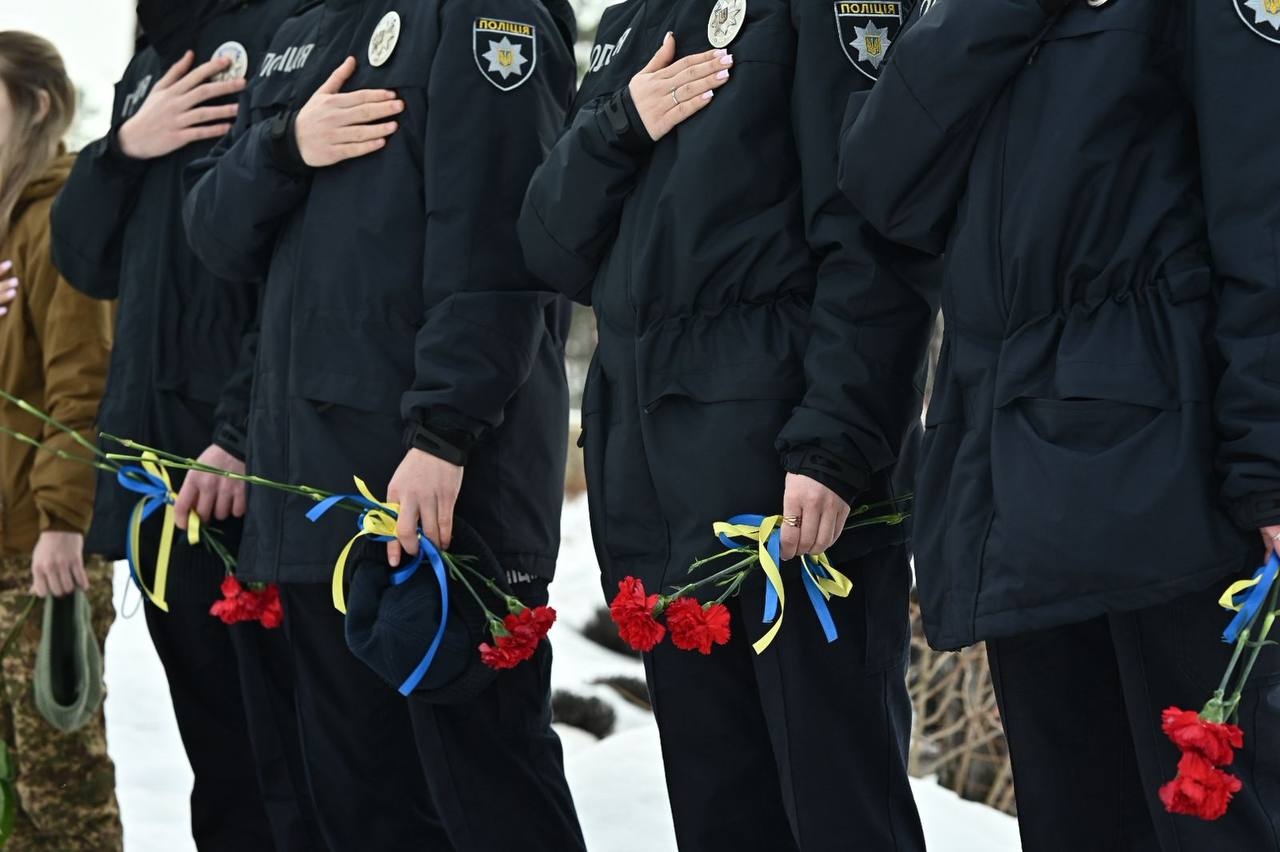 Курсанти НАВС ушанували пам’ять загиблих у битві за Мощун»