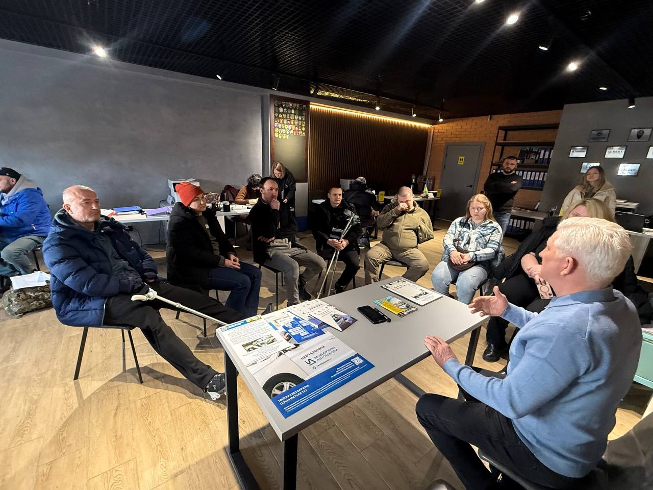 В Ірпені відбулася зустріч представників безбар’єрної автошколи НАВС із ветеранами