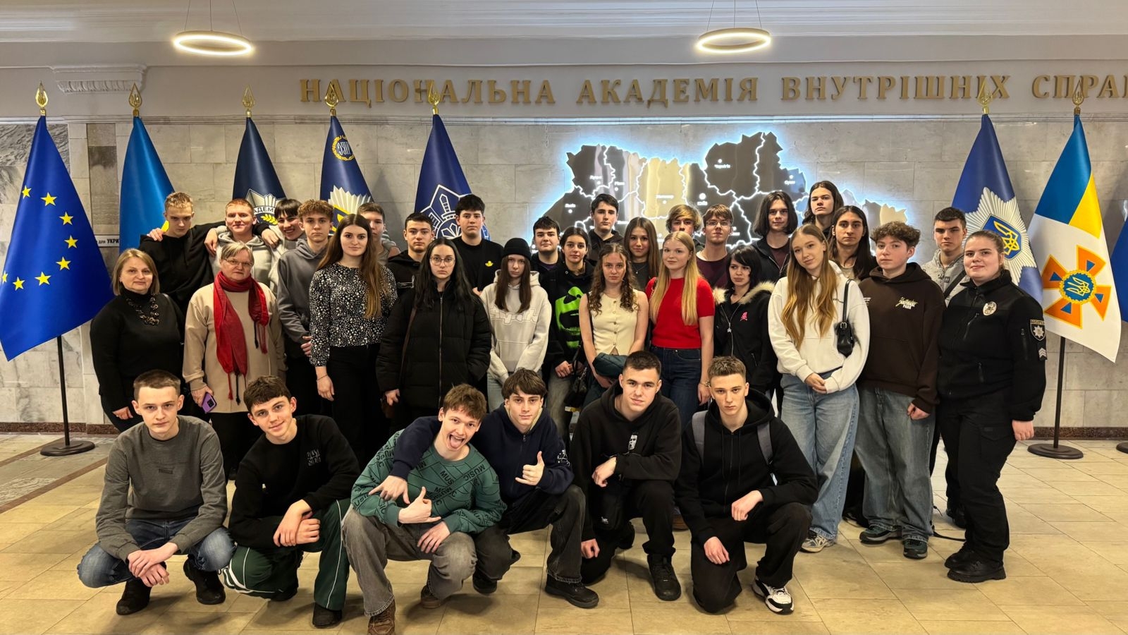 У НАВС відбулися профорієнтаційні заходи для учнів ліцеїв