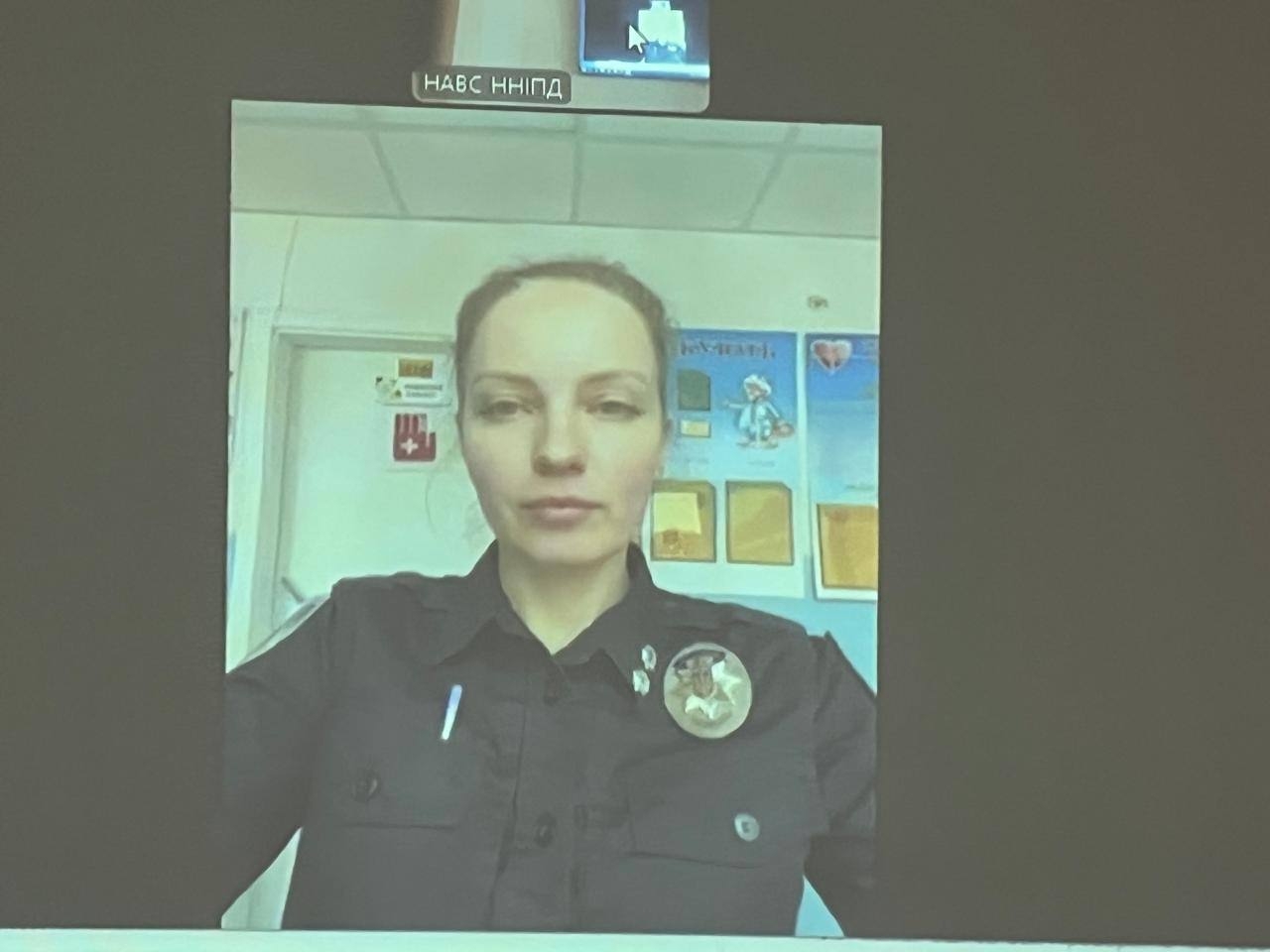 Бінарне лекційне заняття за участю старшого інспектора з особливих доручень