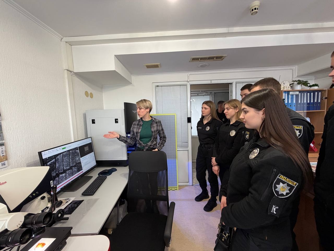 Здобувачі академії відвідали центральний офіс Експертної служби МВС України