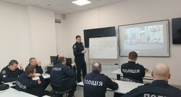 Практика безпосередньо від фахівців: у НАВС провели бінарні заняття з оформлення ДТП