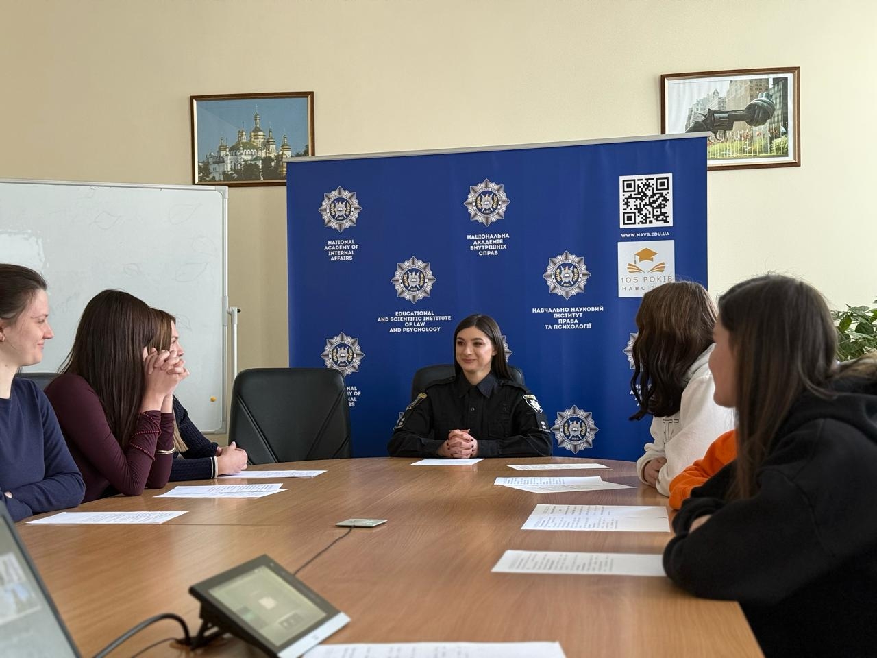 Науковий гурток «NOMOS» обговорив євроінтеграцію та роль жінок у секторі безпеки