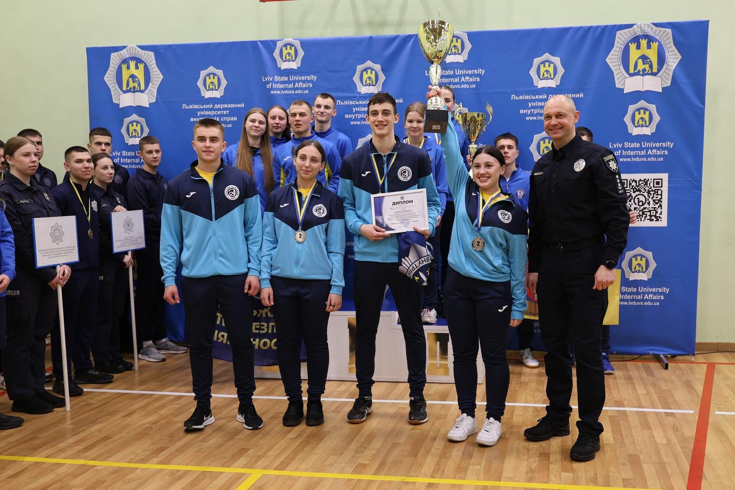 Збірна НАВС — чемпіони з настільного тенісу серед ЗВО системи МВС України-1