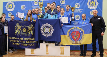 Збірна НАВС — чемпіони з настільного тенісу серед ЗВО системи МВС України