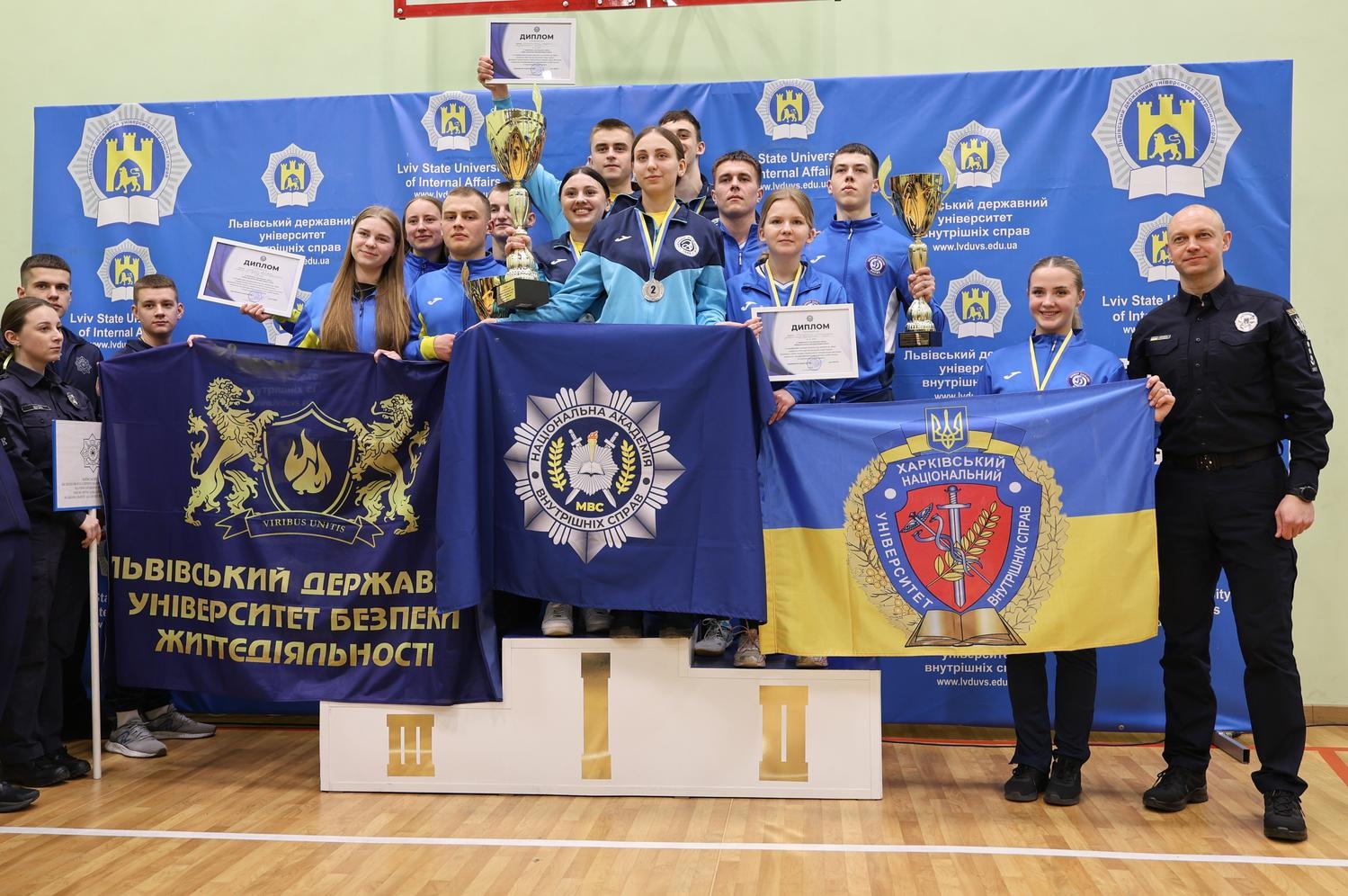 Збірна НАВС — чемпіони з настільного тенісу серед ЗВО системи МВС України-1