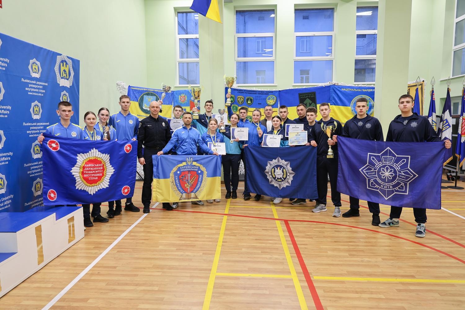 Збірна НАВС — чемпіони з настільного тенісу серед ЗВО системи МВС України-2