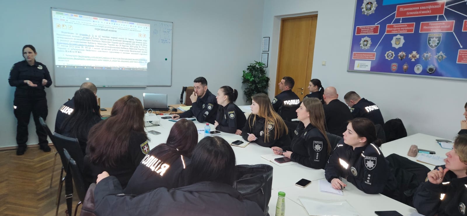 Безпечне освітнє середовище: у НАВС провели бінарне заняття для поліцейських Служби освітньої безпеки-1