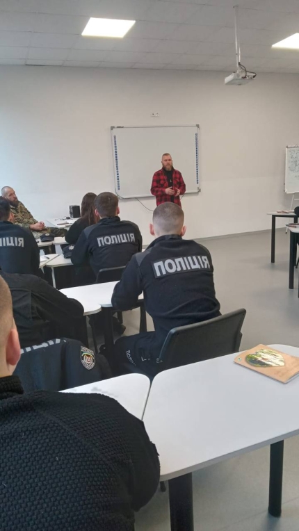 Бінарне заняття для курсантів за участю військового ветерана-1