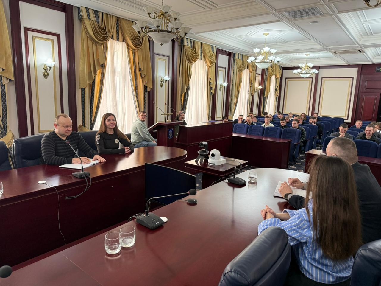 Контроль якості проходження стажування курсантами випускного курсу в Управлінні карного розшуку ГУНП у м. Києві