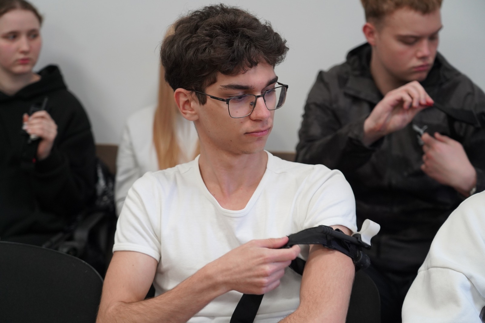 Відпрацювання протоколу M.A.R.C.H.: у НАВС провели бінарне заняття з домедичної підготовки