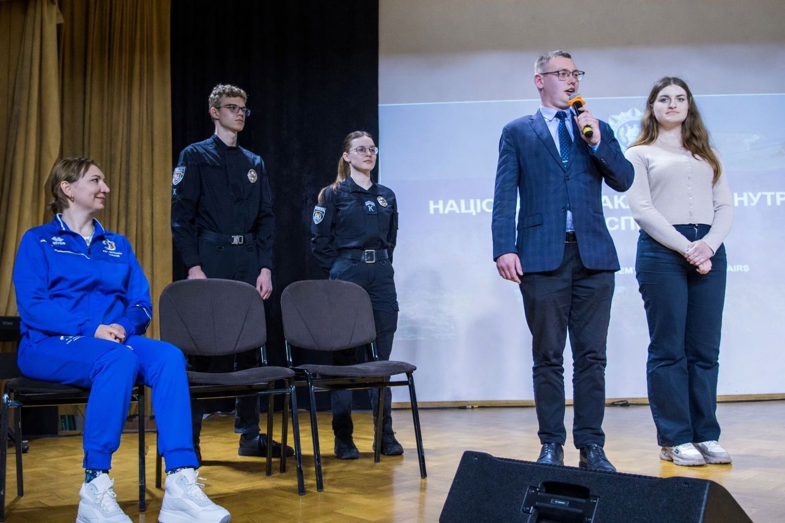 Представники НАВС  провели профорієнтаційну зустріч із ліцеїстами спільно з ФСТ «Динамо» України