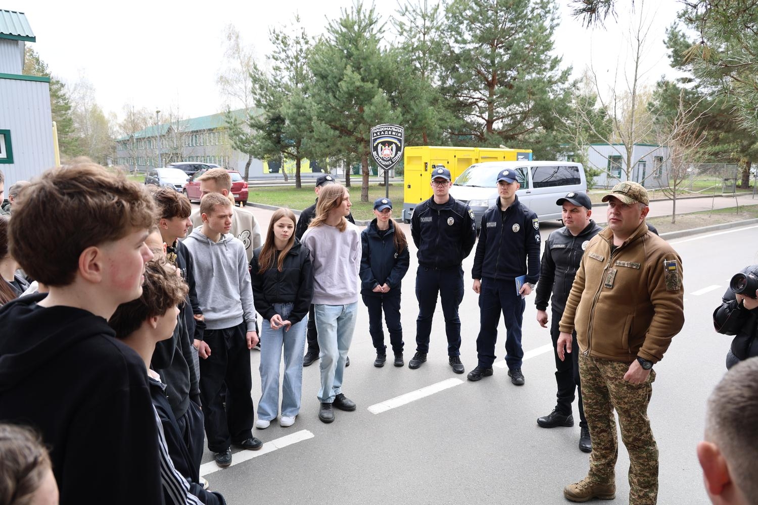 У навчально-науковому інституті поліцейської діяльності НАВС відбувся день відкритих дверей